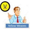 Yellow Weavesâ„¢ Designer Center Table Cloth Net Fabric 40 X