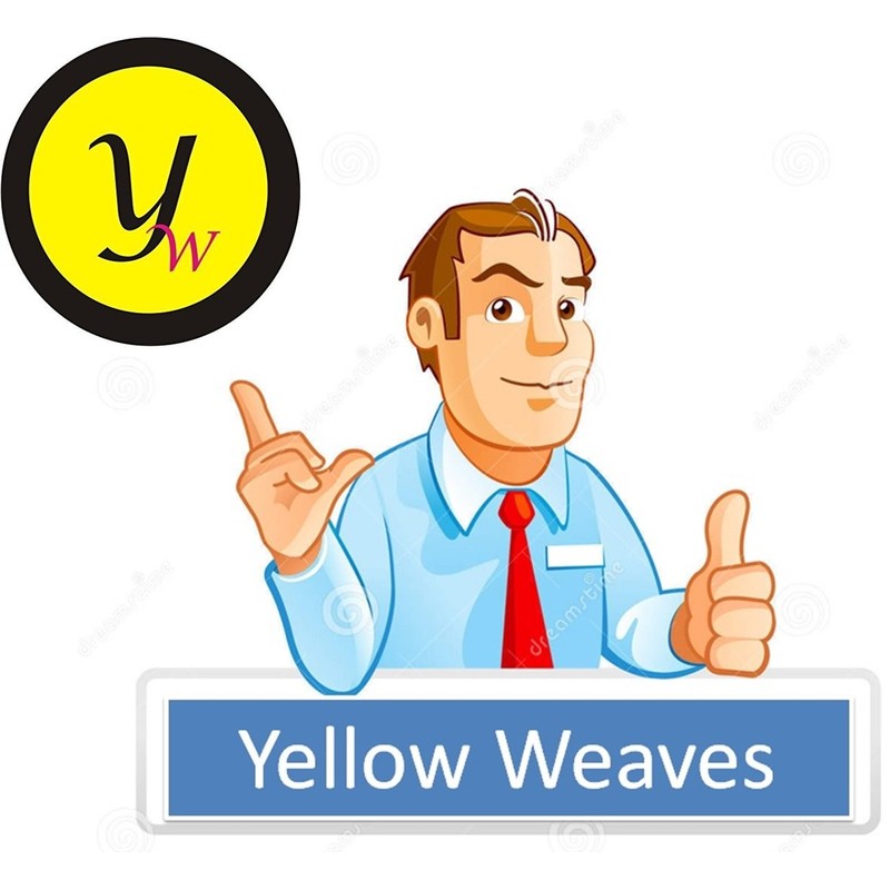 Yellow Weavesâ„¢ Designer Center Table Cloth Net Fabric 40 X