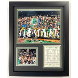 Boston Celtics | 2023-2024 Champions | Framed Photo Collage | 2 Sizes and 3 Styles | (Podium, 12"x15")