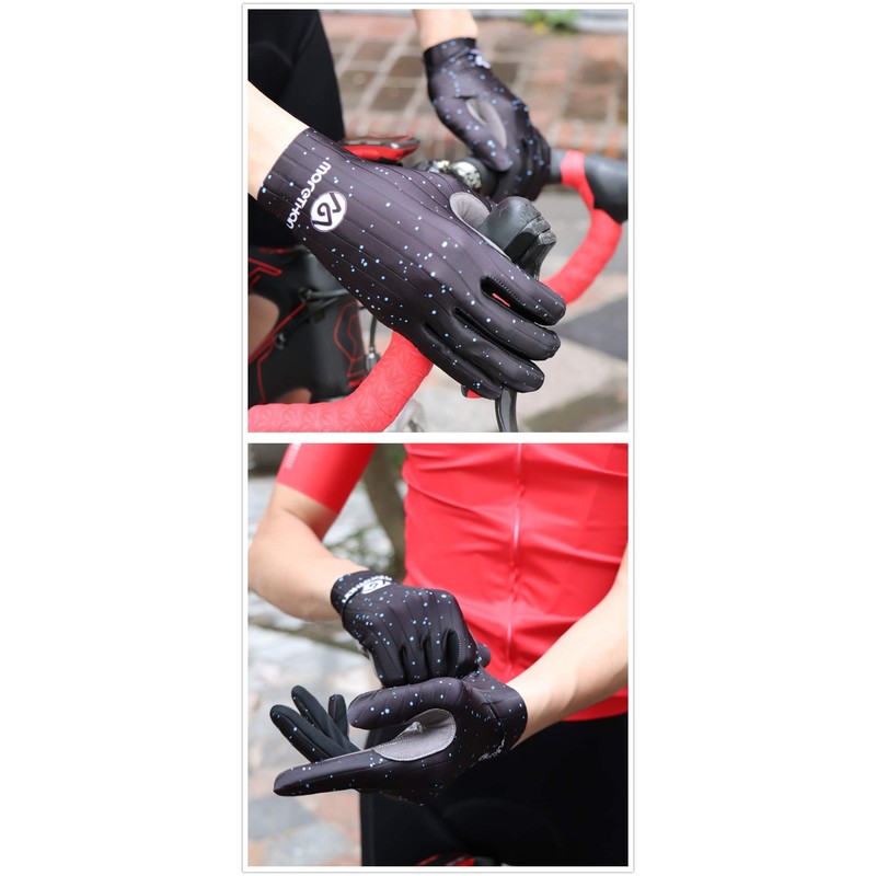 Morethan Cycling Gloves Touchscreen Compatible GVP-005, Starry Sky, L