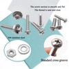 Tnisesm 700Pcs Nuts and Bolts 304 Stainless Steel Assortment Kit
