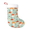 Mushroom Christmas Stocking,17.7" Xmas Fireplace Hanging Stockings Decoration Stockings for