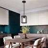 Kitchen Pendant Lighting Over Island, 1-Light Matte Black Farmhouse Pendant