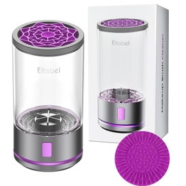 Electric Makeup Brush Cleaner Machine - Automatic Cosmetic Brush Washer, Portable Makeup Brushes Cleanser for All Brush Types, Fast Deep Cleaning