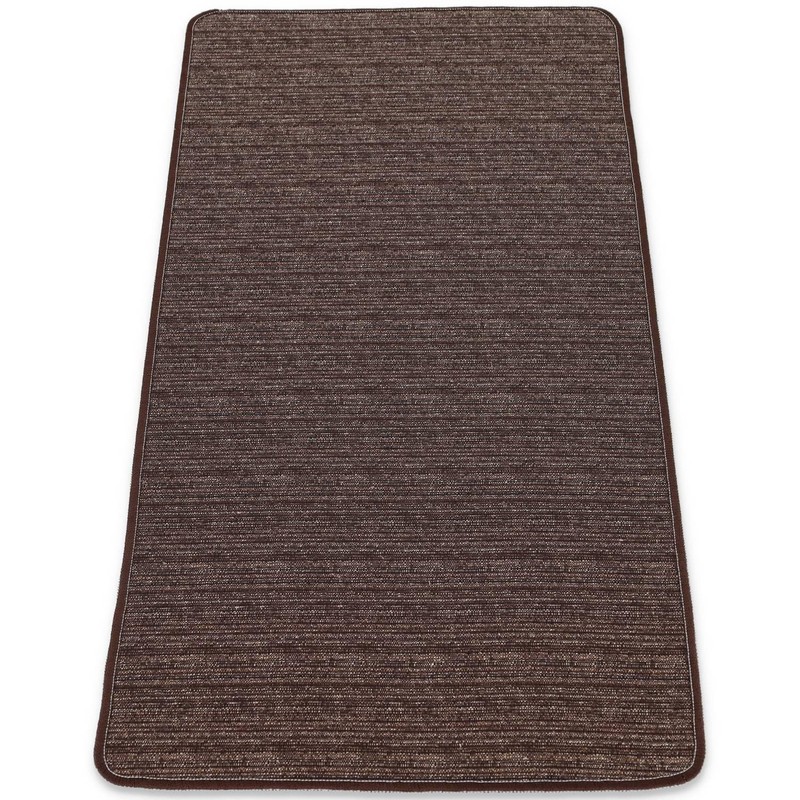 Casatessile Melange 53 cm Wide Kitchen Rug, Marrone, 400 cm