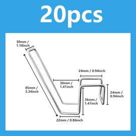 ONEBO Pack of 20 Shoe Holder Wall Mounted Shoe Rack Hanging Shelf for Shoes Wall Shelf for Shoes No Drilling Shoe Dryer for Dehumidifying Hanging Leather Shoes