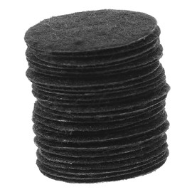 BESPORTBLE 100Pcs Felt Fabric Sheets for DIY Crafts Non Woven Felt Circles Black for Sewing and Patchwork Projects Lightweight and Easy to Use