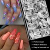 Puntas De Uñas De Bailarina Acrílicas Medio Mate 480pcs