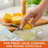 HIC Kitchen Citrus Juicer Reamer With Handle And Pour Spout,