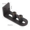 Carbon Steel Adjustable Sliding Floor Guide for Barn Door (Double