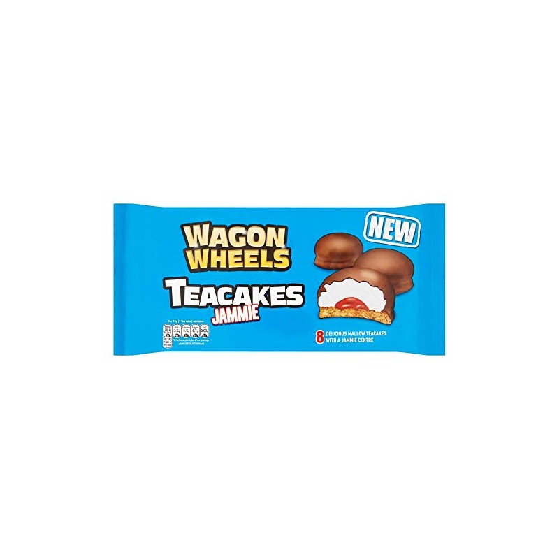Wagon Wheels Jammie Teacakes, 120 g ( Pack of 12