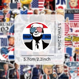 50PCS 100PCS Trump 2024 Elect Stickers Graffiti Stickers Decorate Computer Car Cup Travel Case Sticker