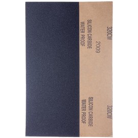 YoiYee 320 Grit Wet & Dry Sandpaper Sheets, 23 x 9.5cm, Extra Fine Abrasive Sand Paper Roll for Wood, Metal, Plastic, Glass, Stone and Wall Sanding, 10 Pack