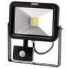 Draper 66037 Slimline Wallmounted 20W Cob LED Floodlight with PIR