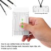 Cobee Heavy Duty Badge Holders, 2 Pieces Hard Plastic ID