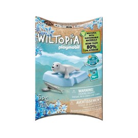 Playmobil 71070 Wiltopia Seal, Animal toy,for children 4-10, sustainable toy animals, Seal toy, Collectible toy for kids, made form 80% recycled material, sea animale toys for kids