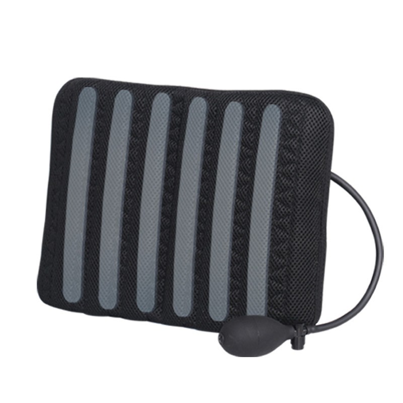 Portable Inflatable Lumbar Support Cushion Ergonomic Back Support Pillow for