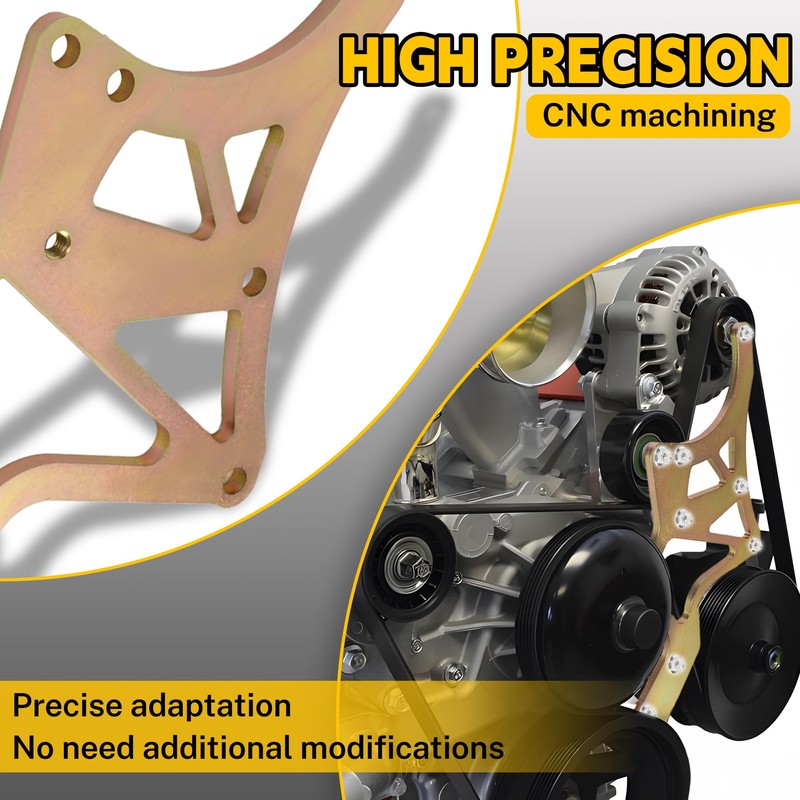 LS Engine Conversion Bracket Kit, Serpentine System for Alternator and