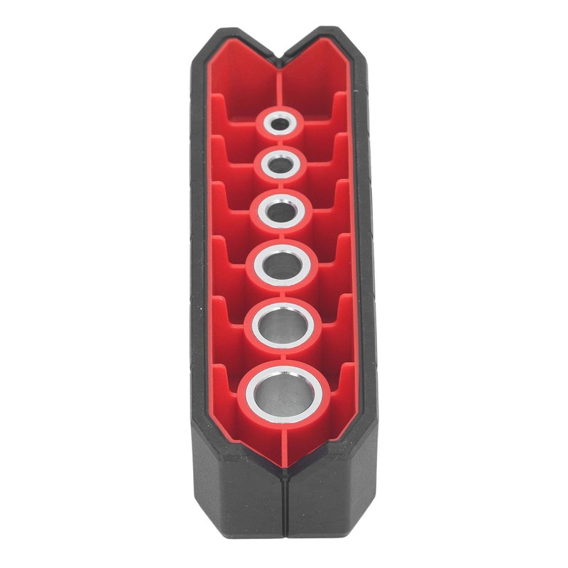 gernie Handheld Drill Guide Round Pipe Jig Steel Bushings Positioner