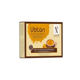 NutriGlow NATURALS Ubtan Facial Kit For Glowing Skin, Tan Removal With Haldi  Chandan, 60gm                                                           