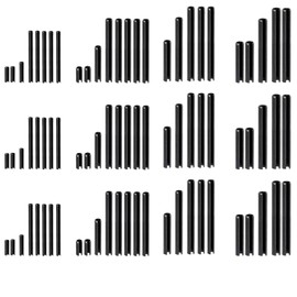 Tension Pin Hollow Cotter Pins Hollow Spring Pins Manganese Steel Assortment Set M1.5 M2 M2.5 M3
