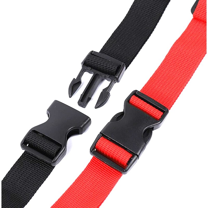 Ruidee 10Pcs Adjustable Plastic Side Release Buckles for DIY Craft