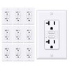 BESTTEN 20 Amp GFCI Outlet with Thinner Design, GFI Electrical