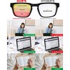 MIYUI JAPAN Multi Focus Progressive Reading Glasses 3 Powers in