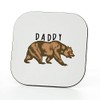 Brown Daddy Bear Coaster Gift for Dad - Father’s Day