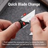 WORKPRO Folding Utility Knife with 10 Extra SK5 Blades, EDC