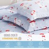 JSD Blue Snowman Kids Comforter Set Queen Size, 3 PC