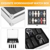 Youyijia Watch Box with 12 Slots Watch Display Storage Case