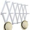 WEBI Accordion Wall Hanger,Expandable Wooden Coat Rack Wall Mounted,Accordion Hat
