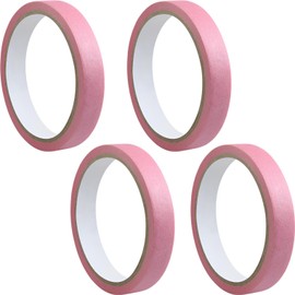fogman Masking Tape, Colorful Wide, Mask, Paper Tape, Width 0.9 inches (24 mm), Length 37.4 ft (12 m) (Pink)