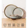 TheTerra Ceramic Dinnerware Set for 4, 12-Piece Plates and Bowls