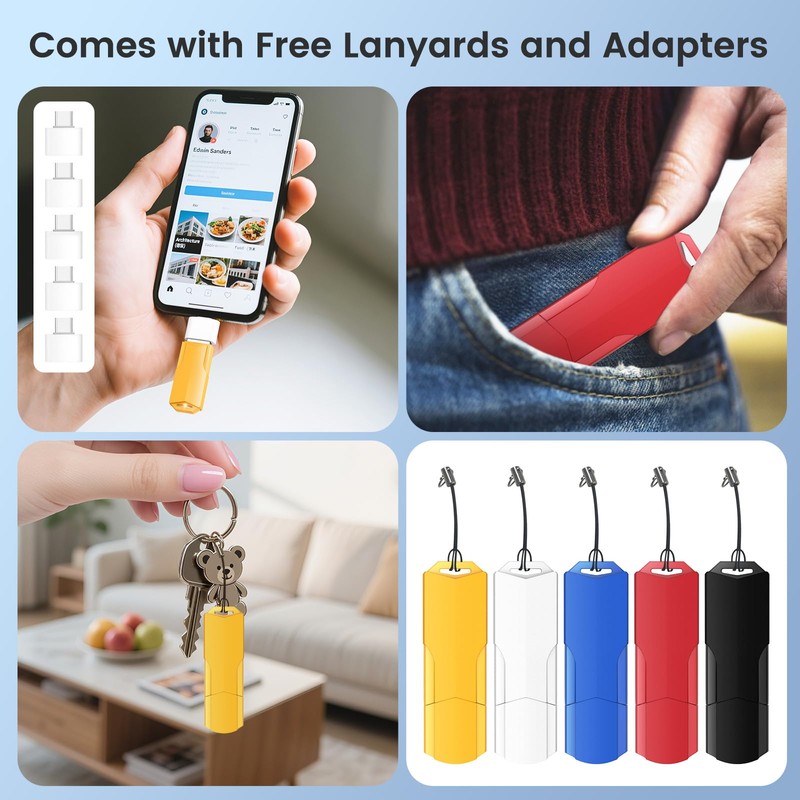 8GB Flash Drives 10 Pack Wooolken USB 2.0 Thumb Drives