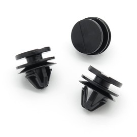 VVO Fasteners- Black Plastic Tailgate Exterior Trim Clips for Land Rover Freelander, (Pack of 10)