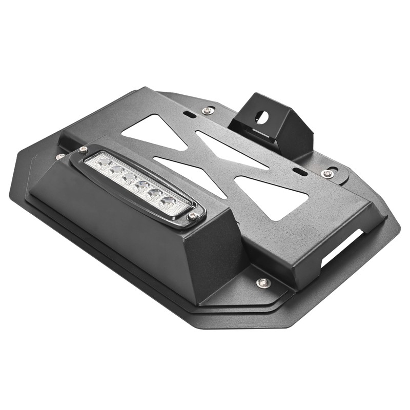 KUAFU Spare Tire Delete License Plate Bracket Compatible with 2007-2018