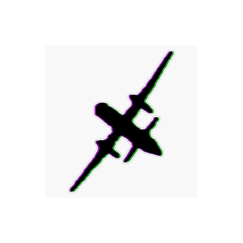 Sky King Space Cowboy Sticker Bumper Sticker Vinyl Decal 5"