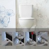 2 Pack Toilet Seat Hinges Fixings – Quick Release Toilet