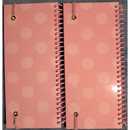 TARGET Brand New 2 Dottie Loves.. Address Book Sprial Bound With Elastic Band Closure,