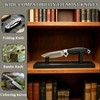 ZJRUI 2 Pcs Knife Display Stand, Black Countertop Knife Holder,