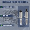 HZENNVIX 24355-2E100 24375-2E100 LH&RH Engine VVT(Variable Valve Timing) Solenoid 2Pcs