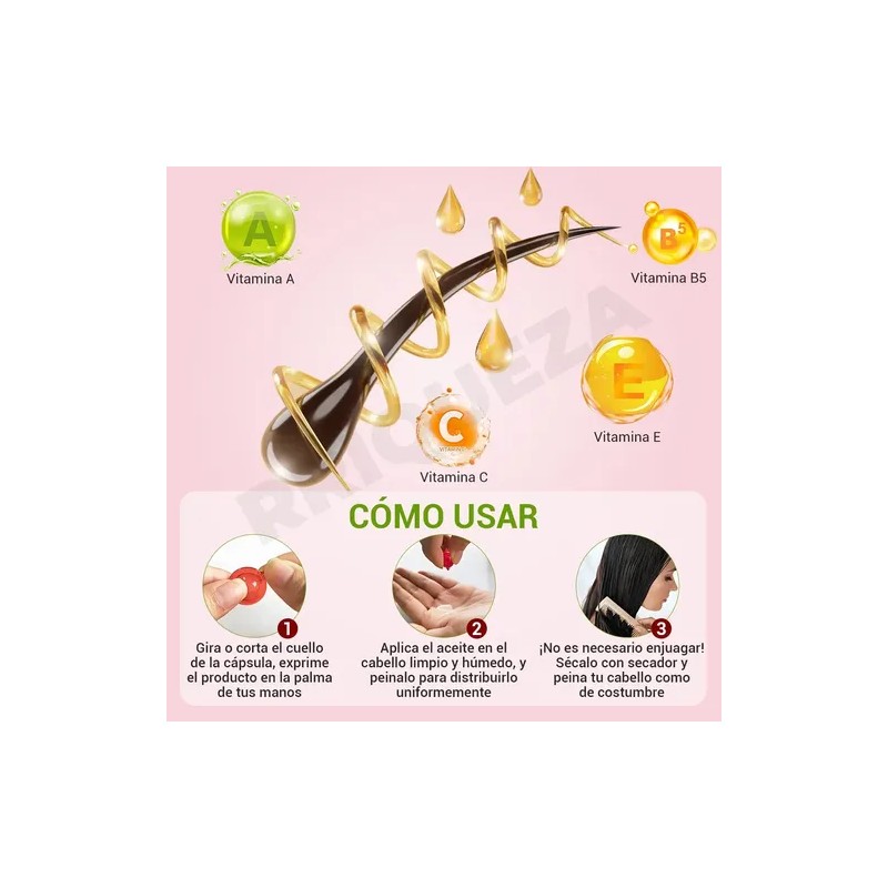 Capilar Reparación Nutrición Cápsulas Hair Vitaminas