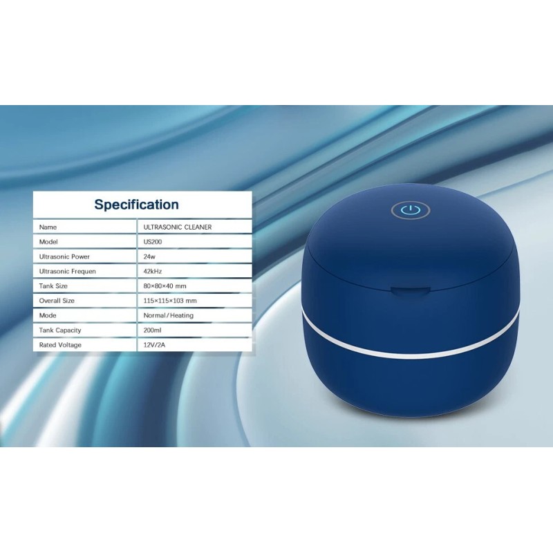 LIFEES Dental Ultrasonic UV Cleaning False Teeth Aligner Retainer Mouth