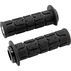Generic MPP ODI Rogue 2.1 Lock-on ATV/PWC Grips (125mm) -Black/Black- Thumb Throttle - USA
