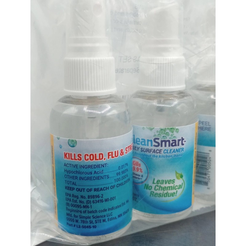 CleanSmart - Daily Surface Cleaner Kills 99.9% of Viruses &