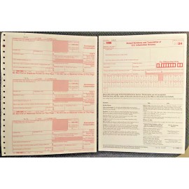 Unbranded/Generic 2024 IRS Tax Form 1099 NEC Carbonless for 27 recipients + (4) 1096 --- NO Env
