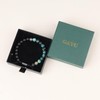 GAVU Natural Stone, Stainless Steel, Yin Yang Power Stone Bracelet,