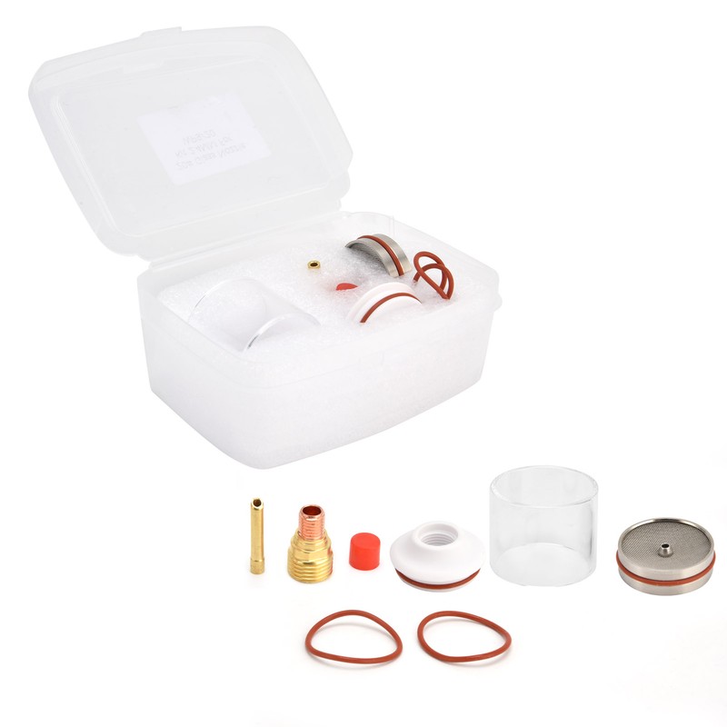 Tig Torch Glass Cup Collet Brass Replacement Welding Equipment Accessories